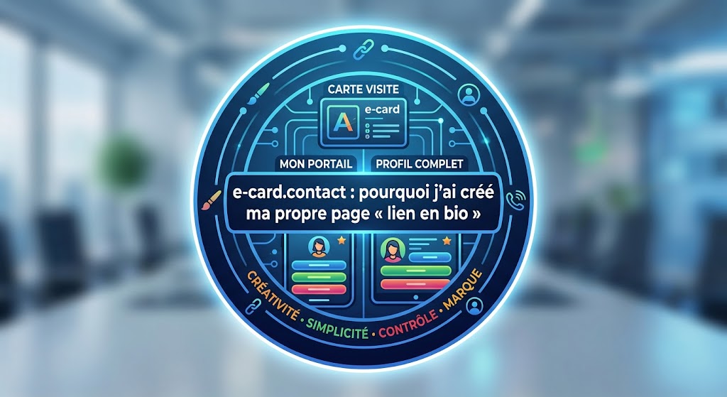 e-card.contact : pourquoi j'ai créé ma propre page « lien en bio »