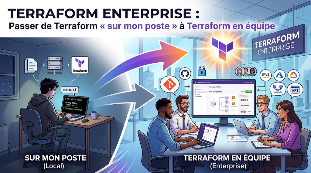 Terraform Enterprise : passer de Terraform « sur mon poste » à Terraform en équipe
